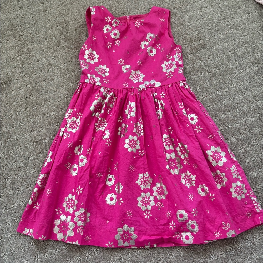 Floral Pink Kids Dress